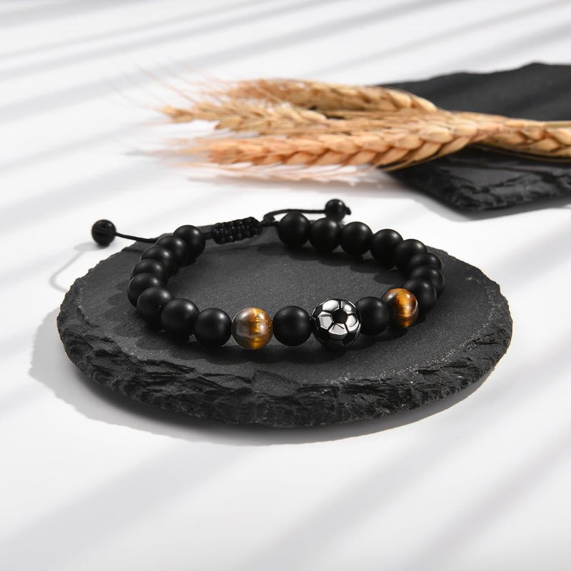 EFVISD Store Soccer Football Basketball Baseball Hockey Bracelet Gifts for Boys Players Team Lovers Son Grandson Brother Nephew Friend as Birthday/Valentines Day/Graduation/Back to School/Christmas Gifts - Image 3